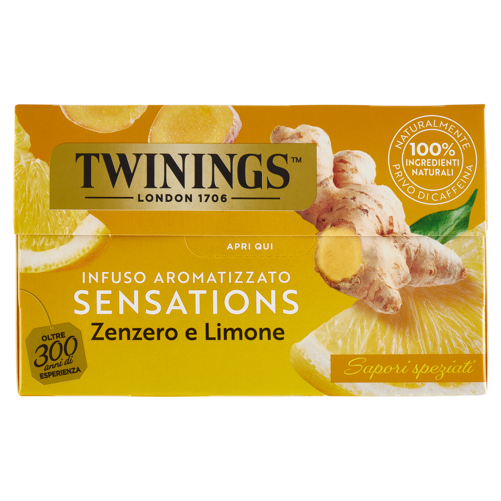 Twinings Zenzero e Limone Infuso Sensations 20 filtri 30 g