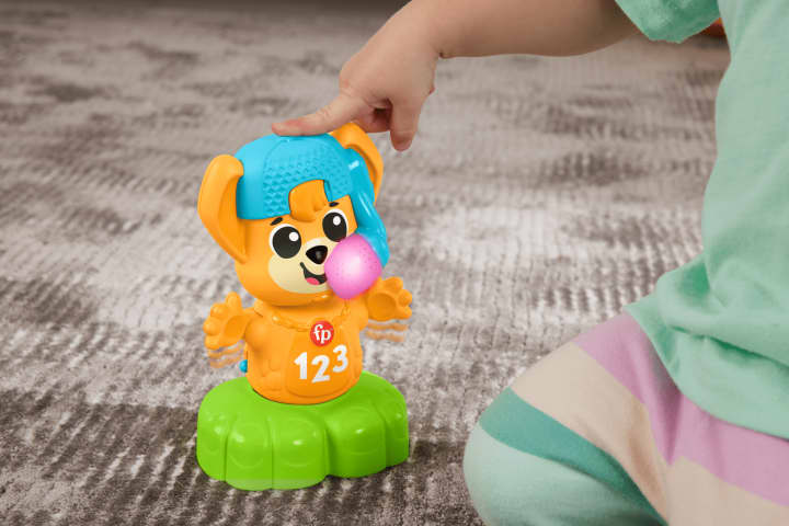 Fisher-Price Link Squad Animal Band Rino Il Volpino Impariamo Gli Opposti, Giocattolo Per L'Apprendimento Per Neonati Con Musica E Luci, Versione Italiana