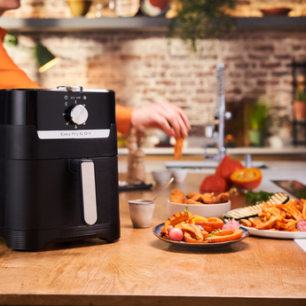 Moulinex Easy Fry & Grill EZ501810, 2-in-1, Cottura Sana, Friggitrice ad Aria + Griglia, Temperatura Regolabile, Capacità 4,6 L