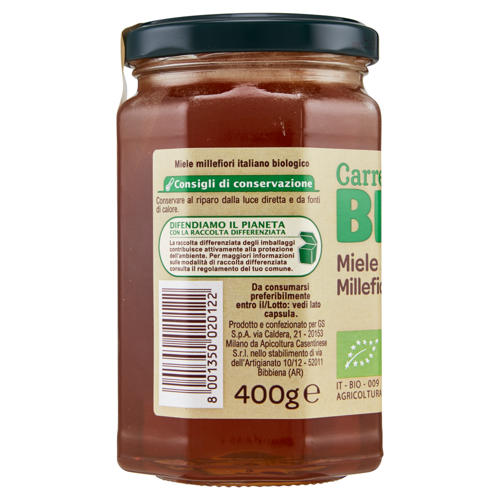 Carrefour Bio Miele Millefiori 400 g