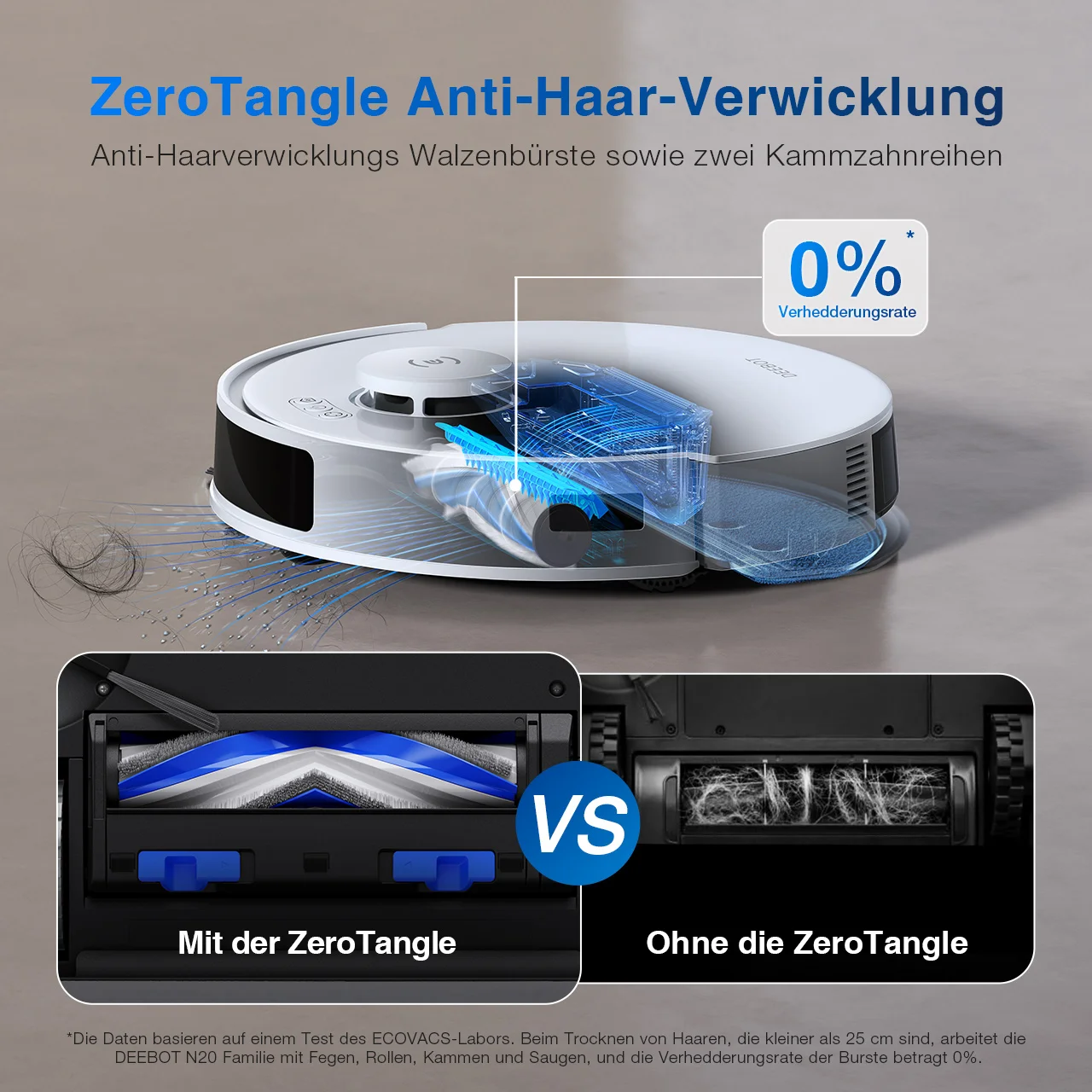 Ecovacs DEEBOT N20 0,4 L Senza sacchetto Bianco