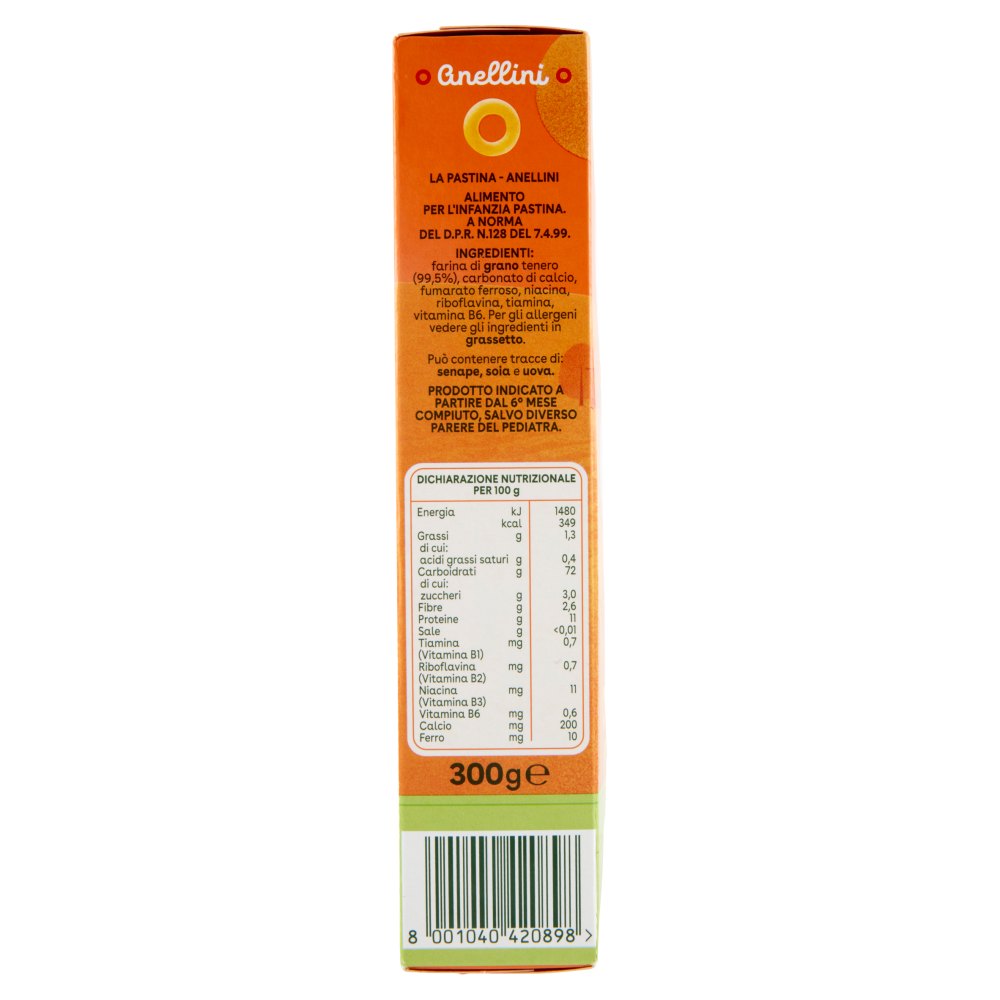 Plasmon la Pastina Anellini 300 g