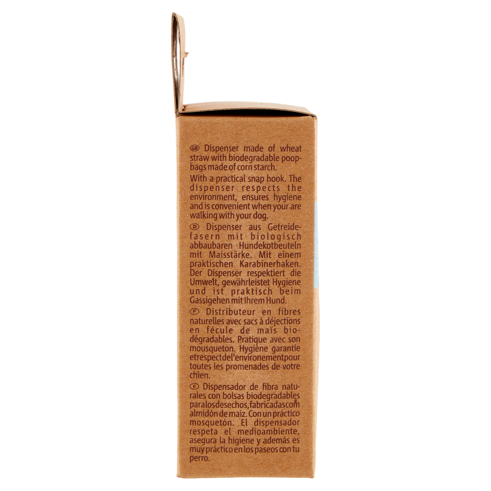 Vitakraft Care Dispenser con fibre naturali + sacchetti raccogli feci biodegradabili 2 x 15 pz