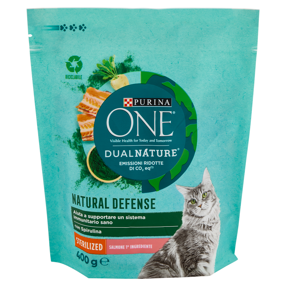 PURINA ONE DualNature Sterilizzato Salmone 400g
