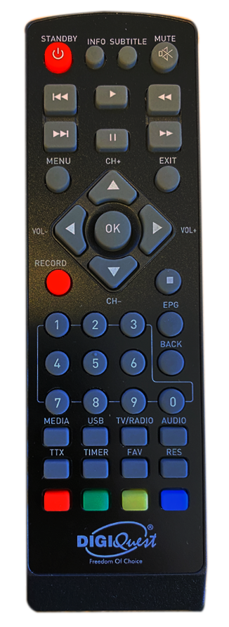 Digiquest MX5 Terrestre Full HD Nero