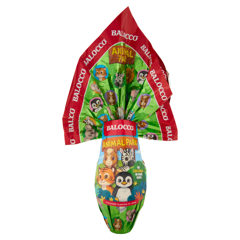 Balocco Uovo Cioccolato Superiore al Latte Animal Park 220 g