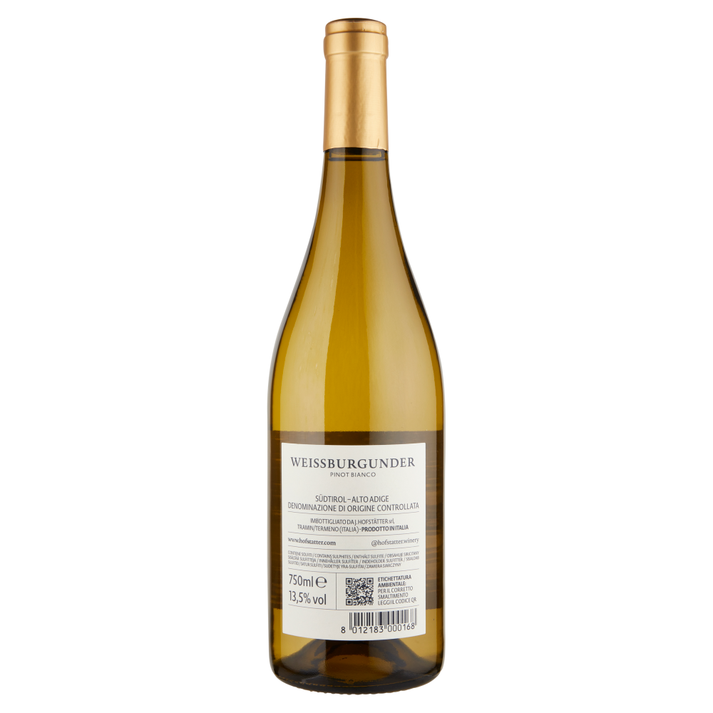 J. Hofst&auml;tter Wei&szlig;burgunder Pinot Bianco Alto Adige DOC 750 ml