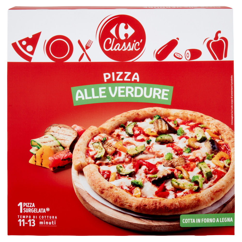 Carrefour Classic Pizza alle Verdure Surgelata 410 g