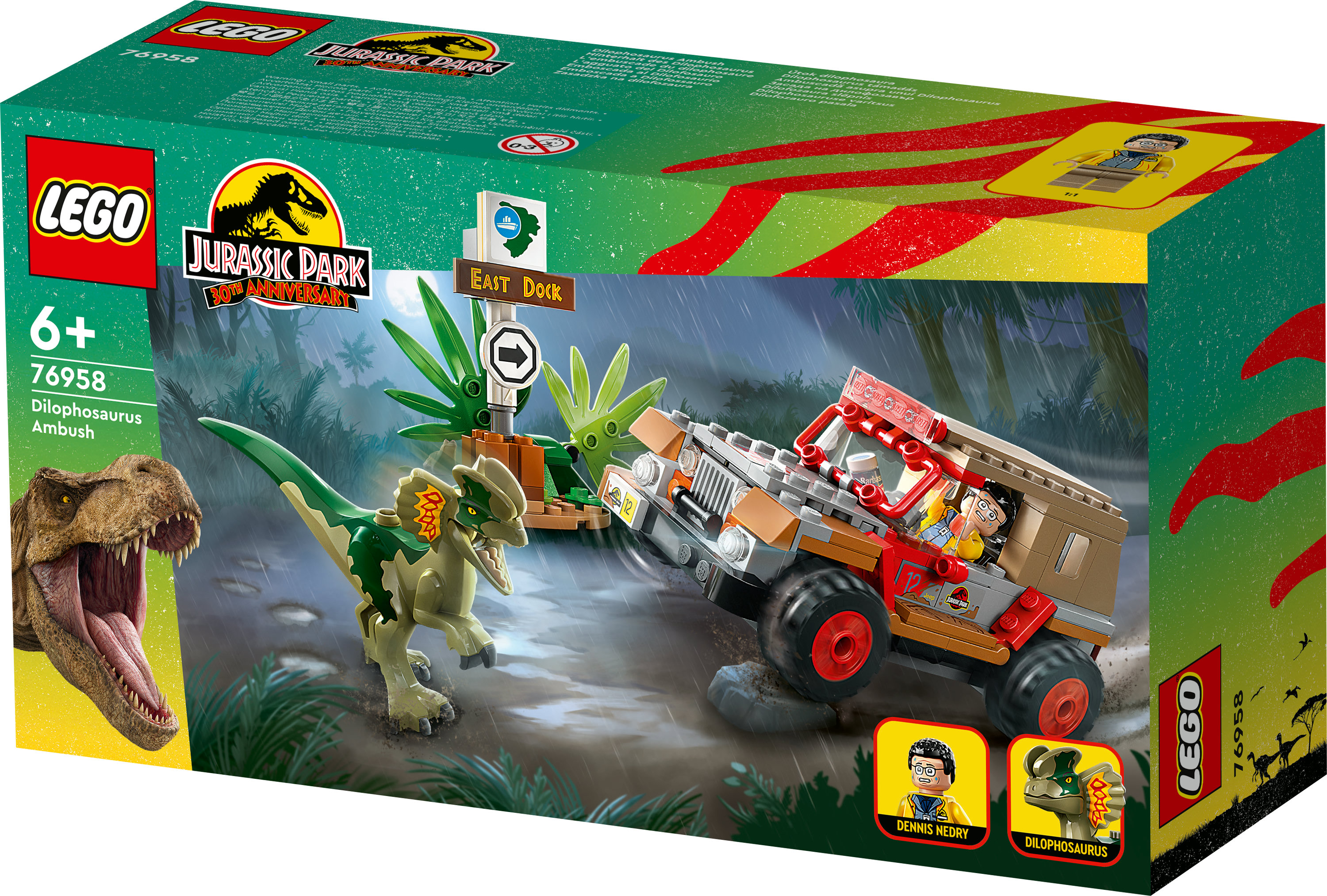 LEGO Jurassic World L&rsquo;agguato del Dilofosauro
