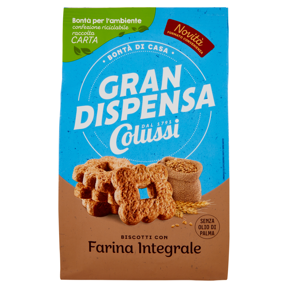 Colussi Gran Dispensa Biscotti con Farina Integrale 600 g