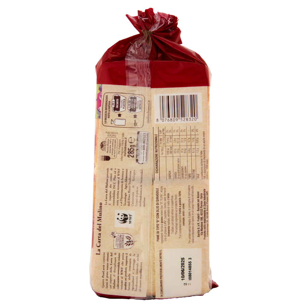 Mulino Bianco Pancarre 16 fette 285g