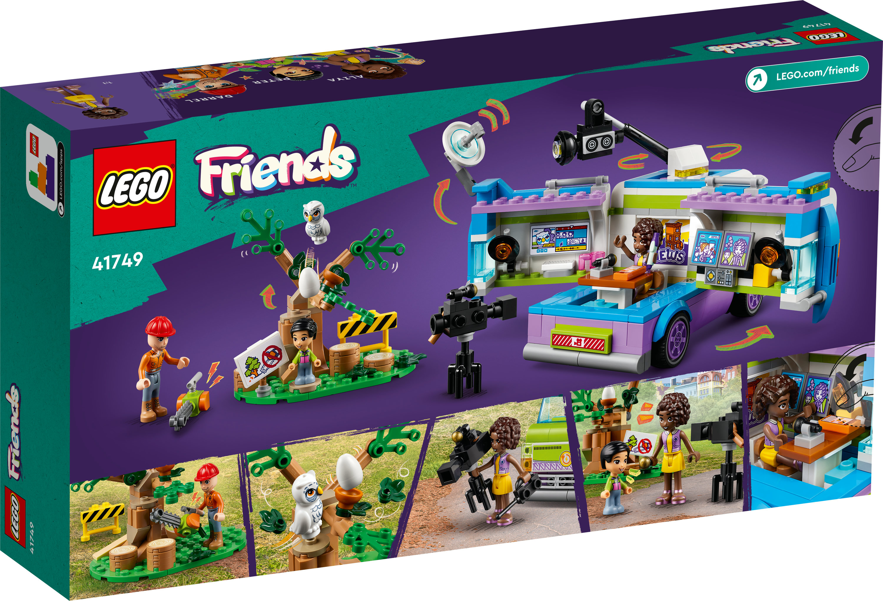 LEGO Friends Furgone della troupe televisiva