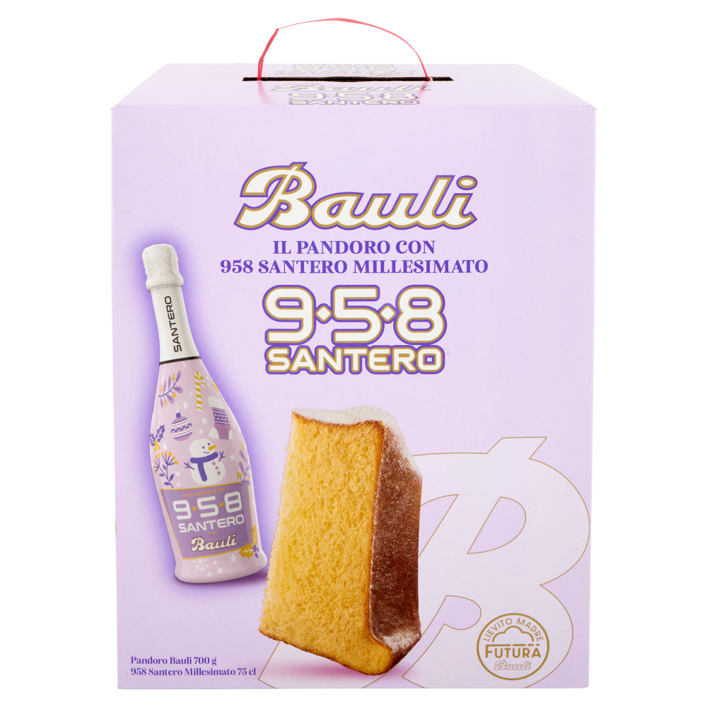 Bauli il Pandoro 700 g + con 958 Santero Millesimato 75 cl