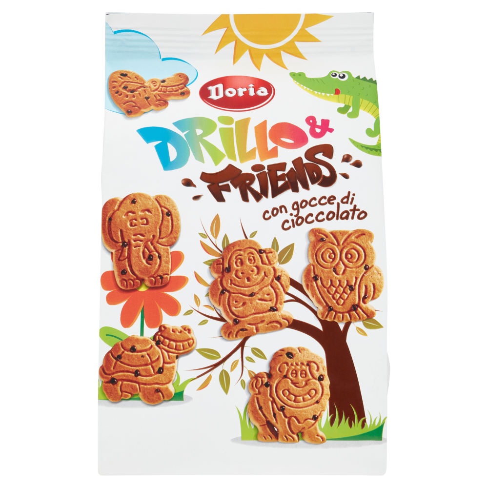 Doria Drillo & Friends con gocce di cioccolato 350 g