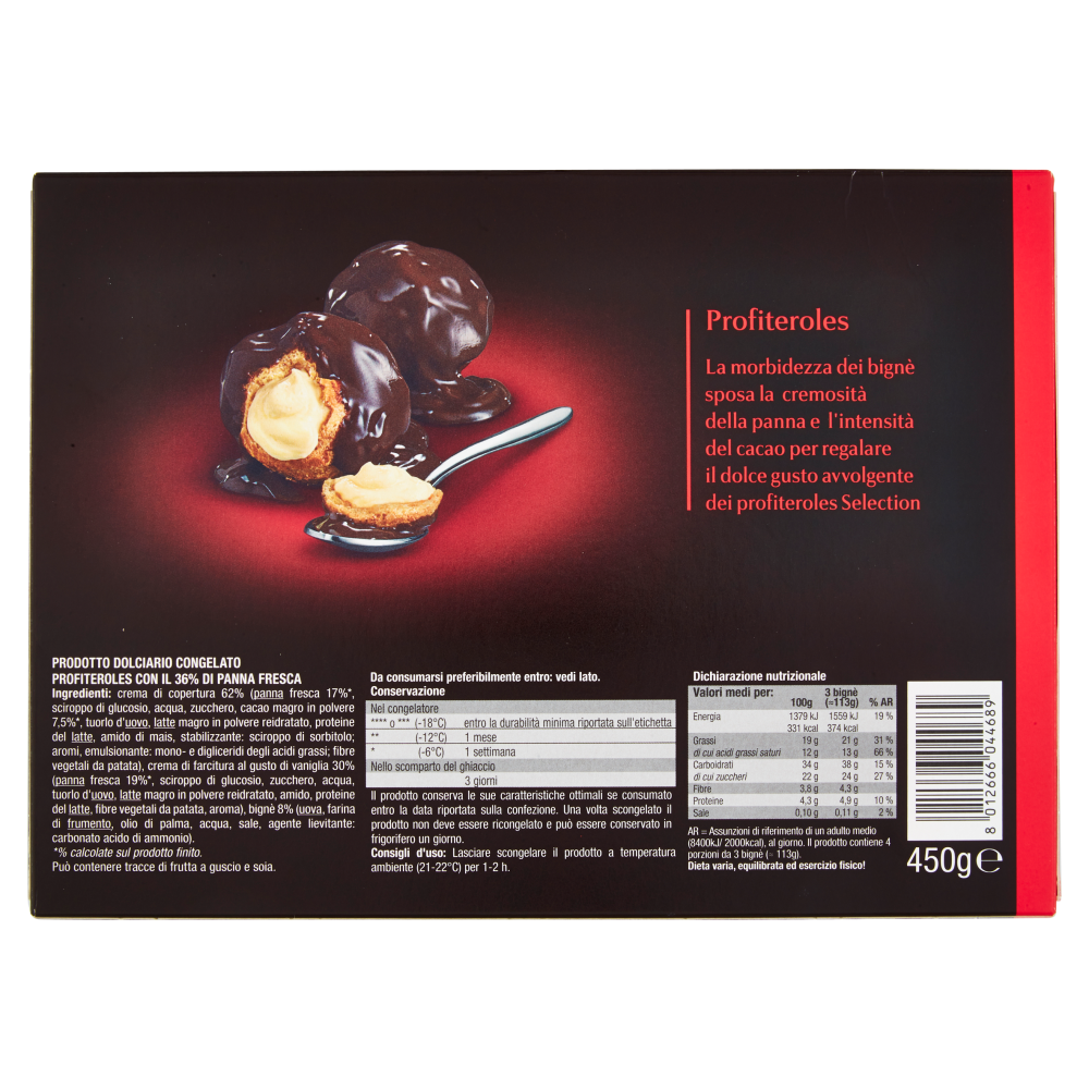 Carrefour Selection Profiteroles Congelato 450 g