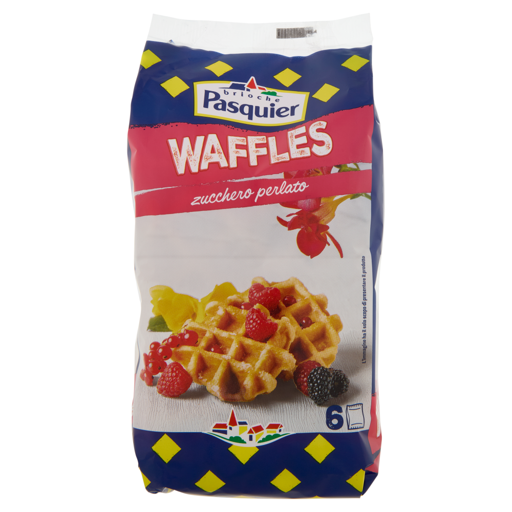 Brioche Pasquier Waffles zucchero perlato 6 x 40 g
