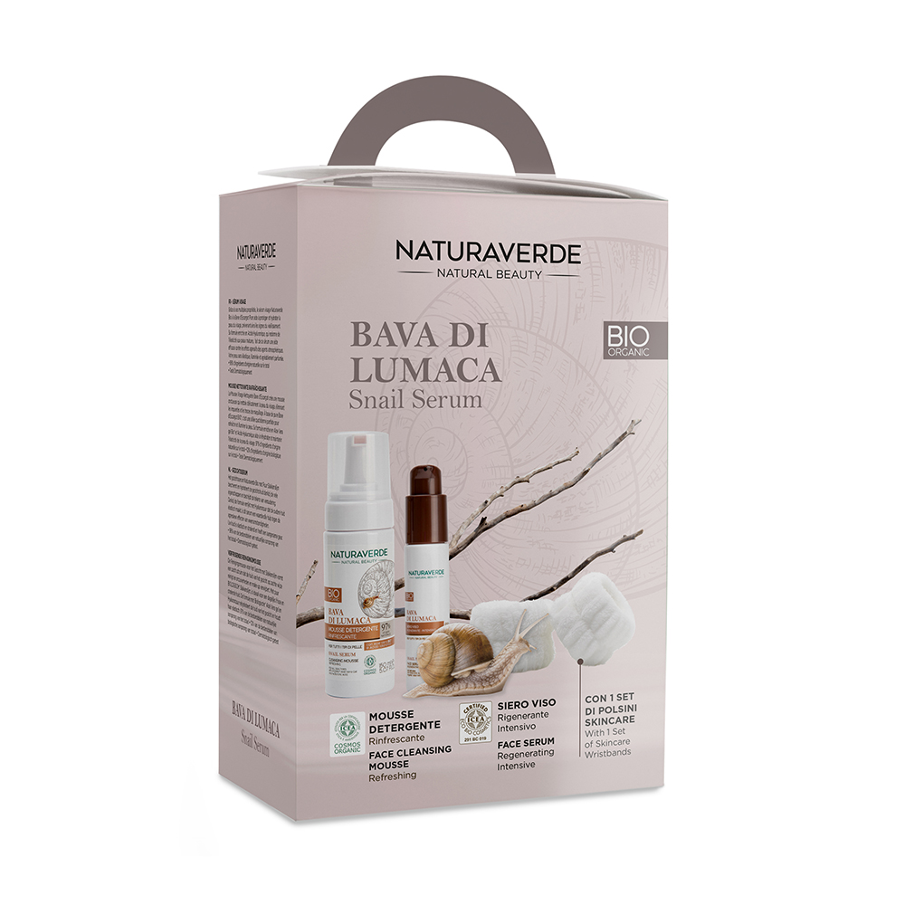 NV BIO GIFT SET LUMACA (MOUSSE 150ML+ CREMA VISO IDRATANTE INTENSIVA 50ML+PIETRA GUA SHA)