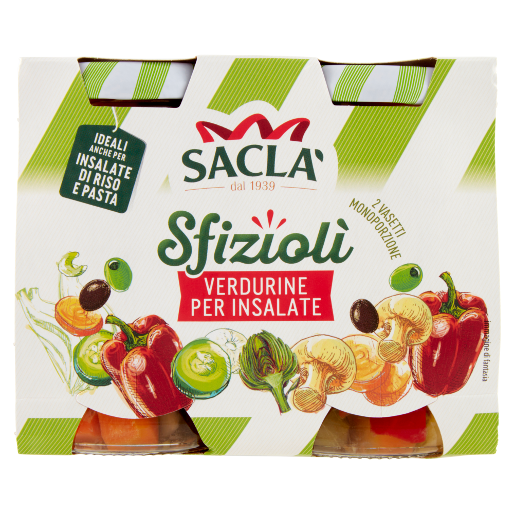 Saclà Sfiziolì Verdurine per Insalate 2 x 205 g