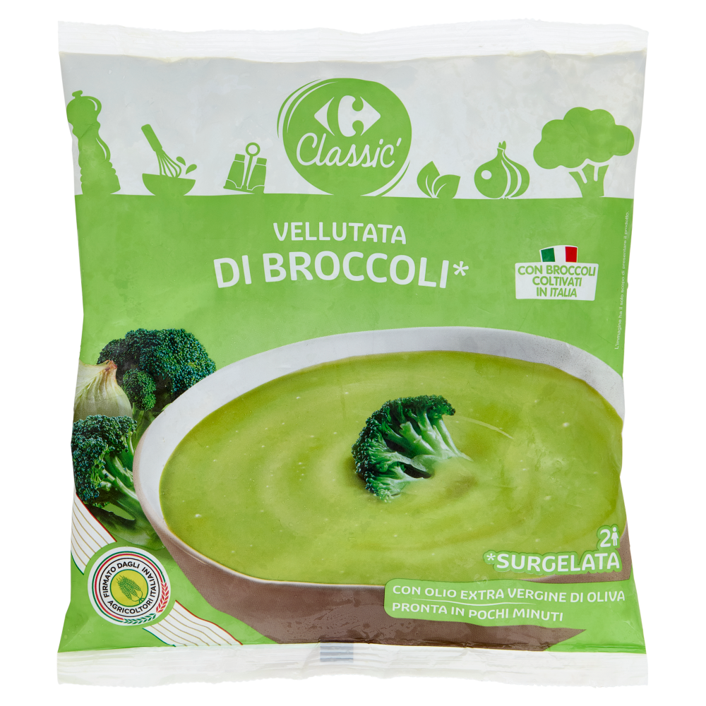 Carrefour Classic Vellutata di Broccoli Surgelata 600 g