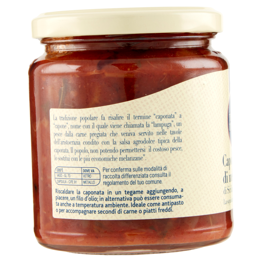 Terre d'Italia Caponata di melanzane di Sicilia 300 g