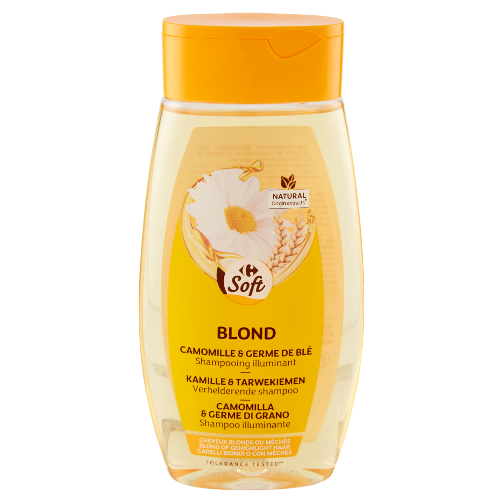 Carrefour Soft Blond Camomilla & Germe di Grano Shampoo illuminante 250 ml