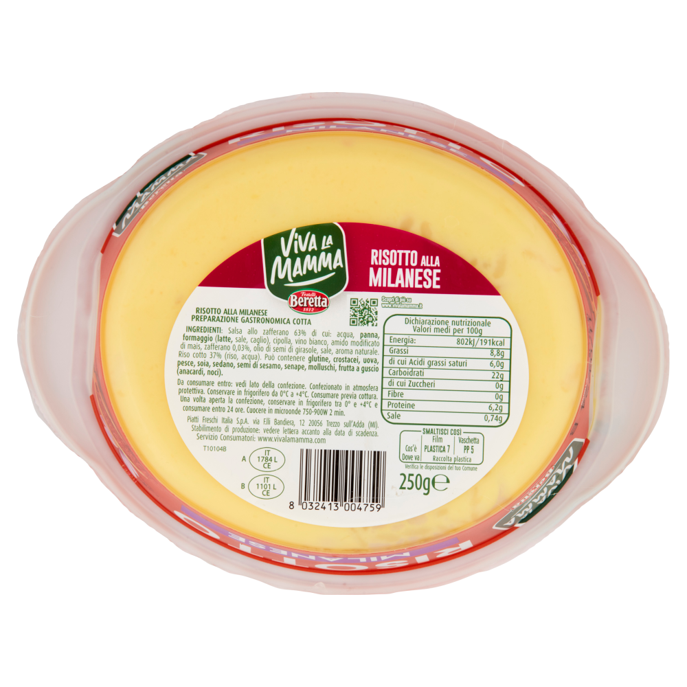 Viva La Mamma Risotto Milanese 250 g