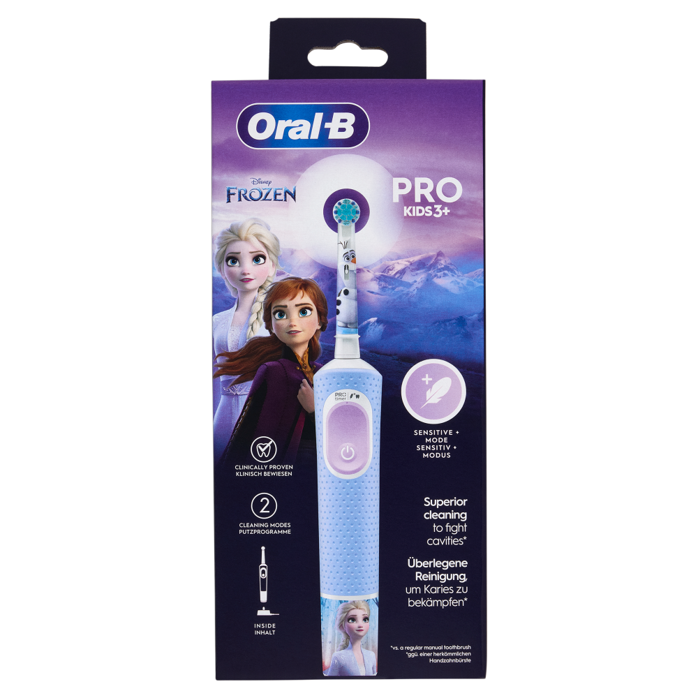 Oral-B Spazzolino Elettrico Ricaricabile Pro Kids 3+ Disney Frozen