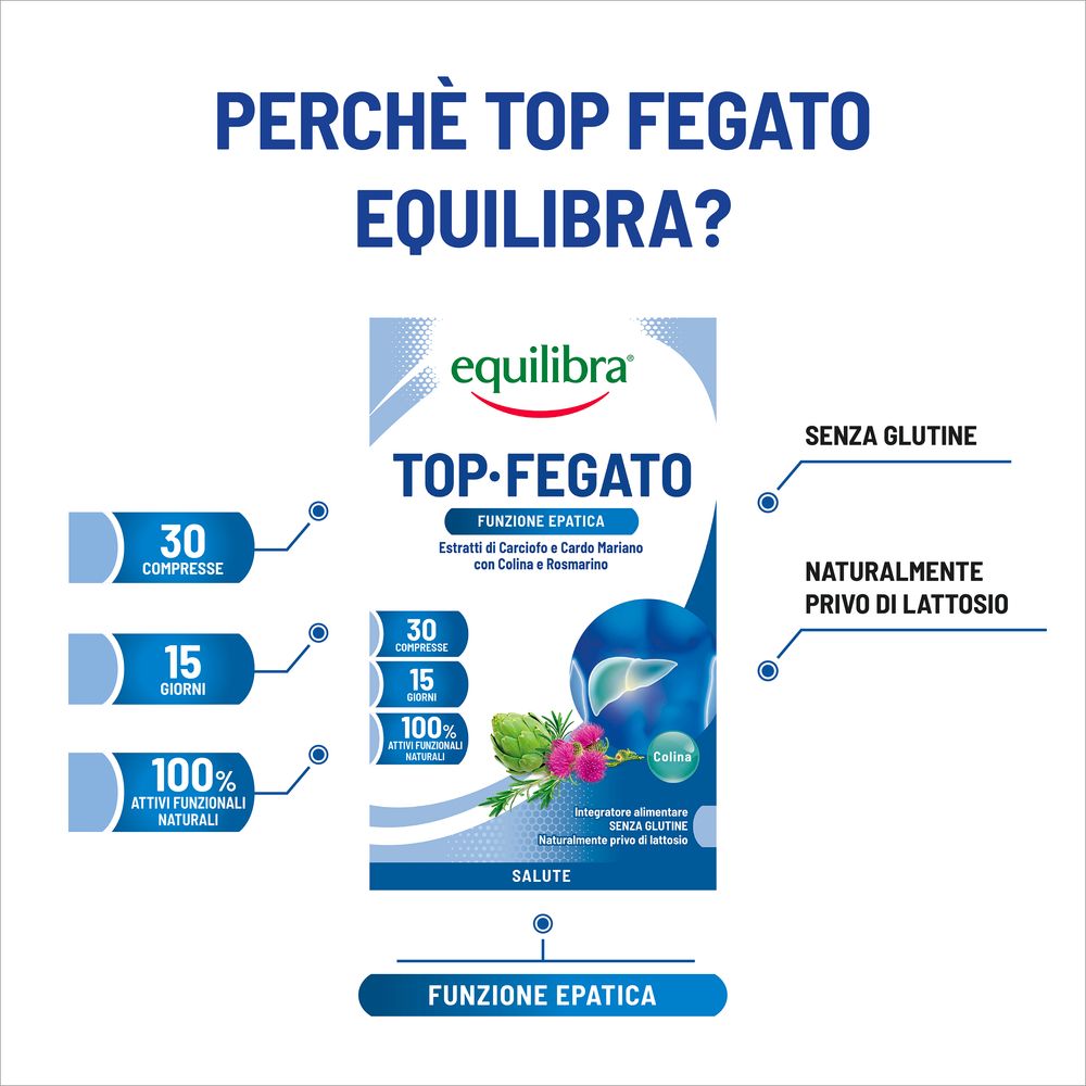 Equilibra Top-Fegato Funzione Epatica 30 Compresse 15,6 g
