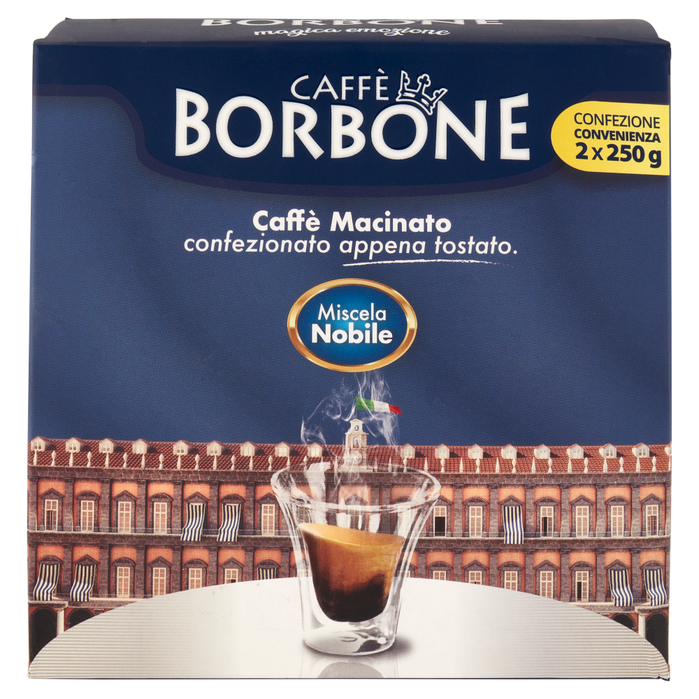 Caffè Borbone Miscela Nobile Caffè Macinato 2 x 250 g