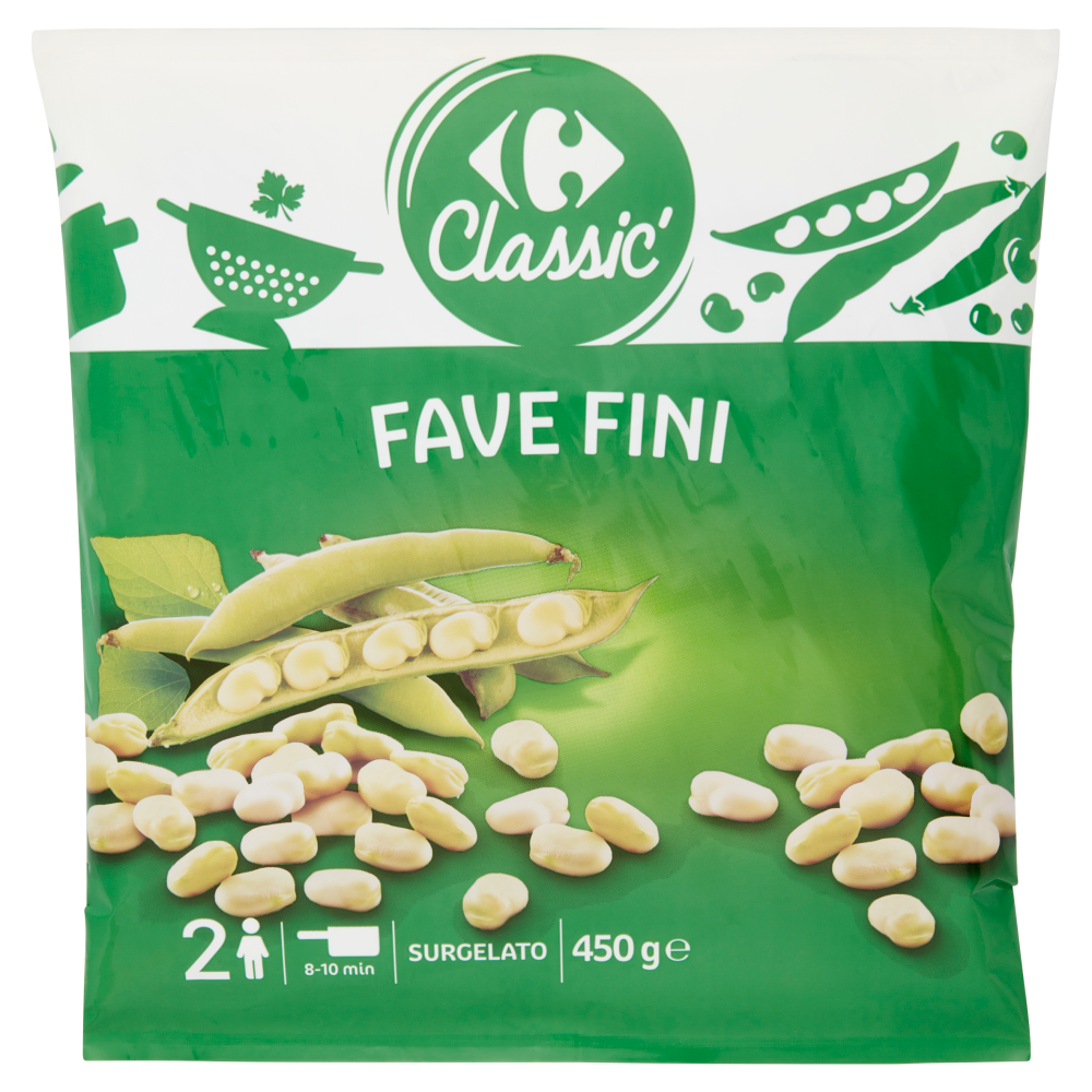 Carrefour Classic Fave Fini Surgelato 450 g