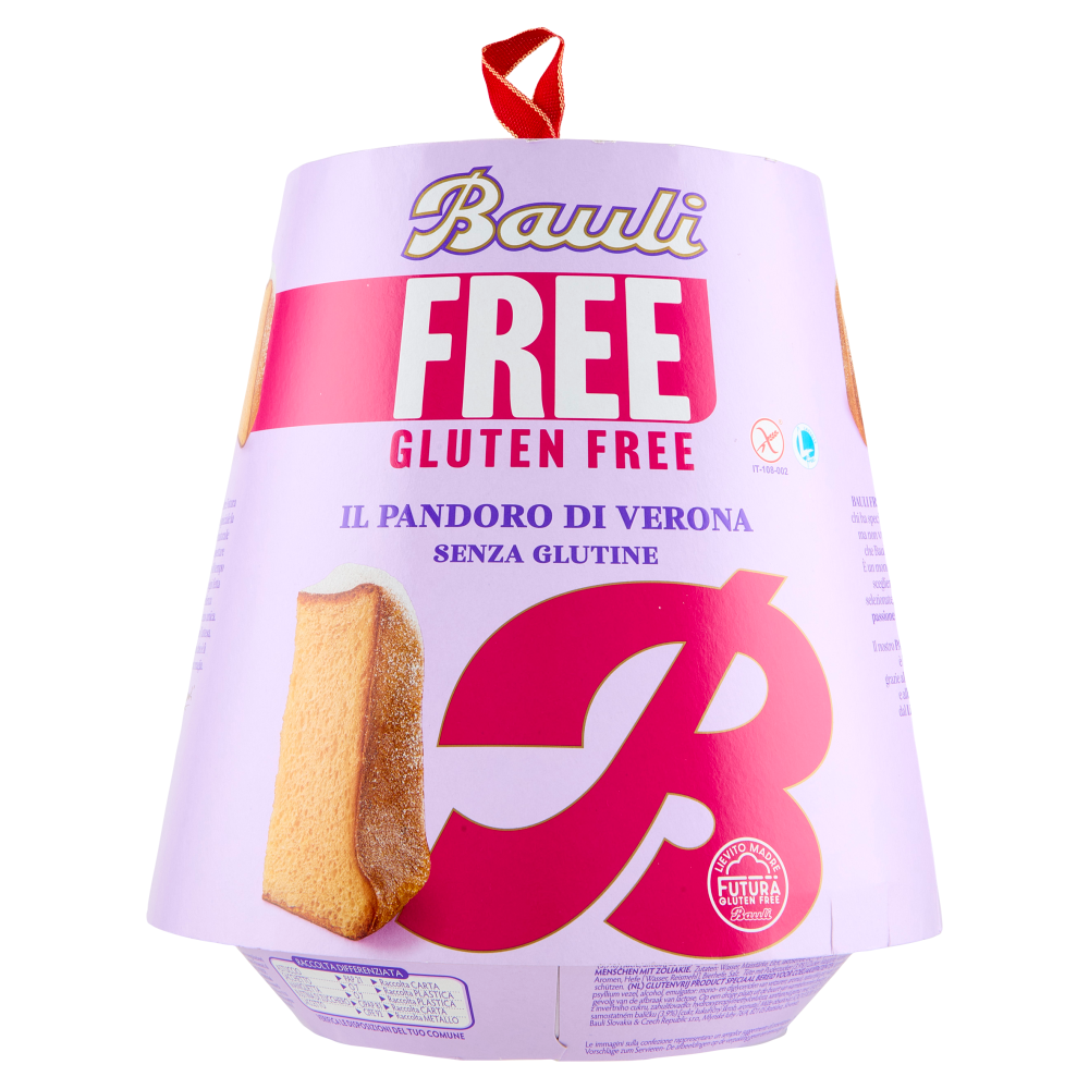 Bauli Free Gluten Free il Pandoro di Verona Senza Glutine 500 g