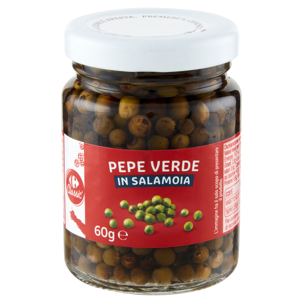 Carrefour Classic Pepe Verde in Salamoia 60 g