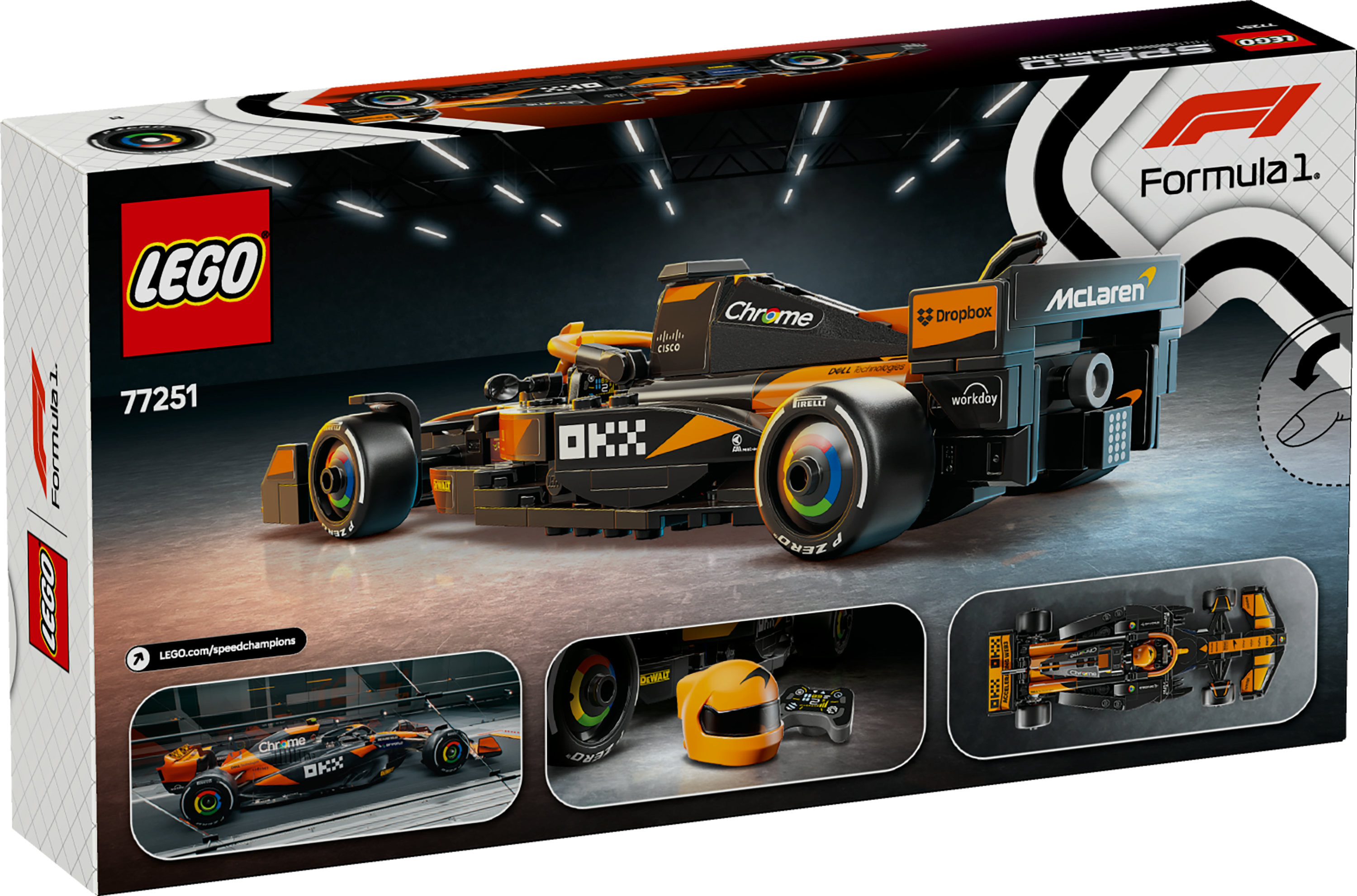 LEGO Speed Champions Auto da corsa McLaren F1® Team MCL38