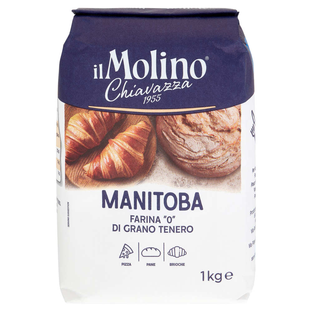 il Molino Chiavazza Manitoba Farina "0" di Grano Tenero 1 kg