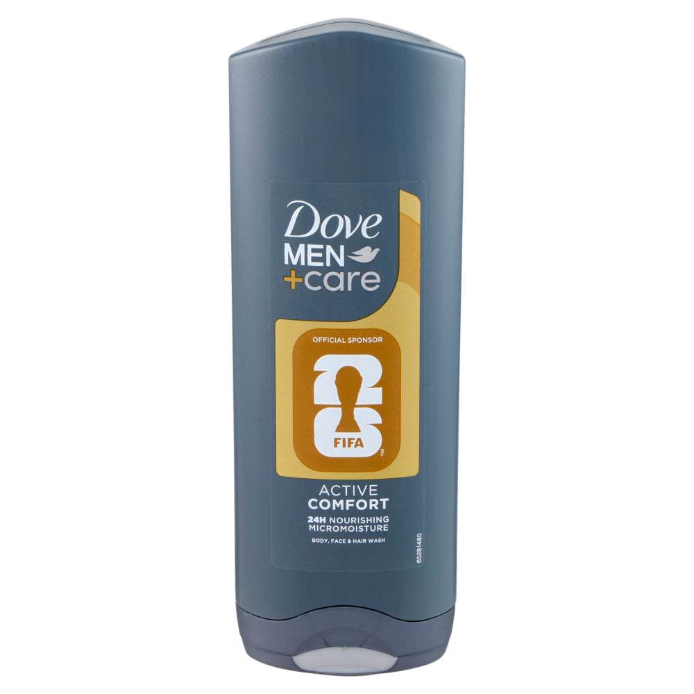 Dove Men+care Active Comfort Body, Face & Hair Wash 250 ml