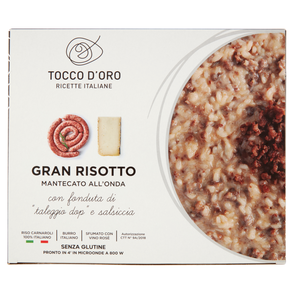 Tocco D'Oro Gran Risotto con fonduta di "taleggio dop" e salsiccia 270 g