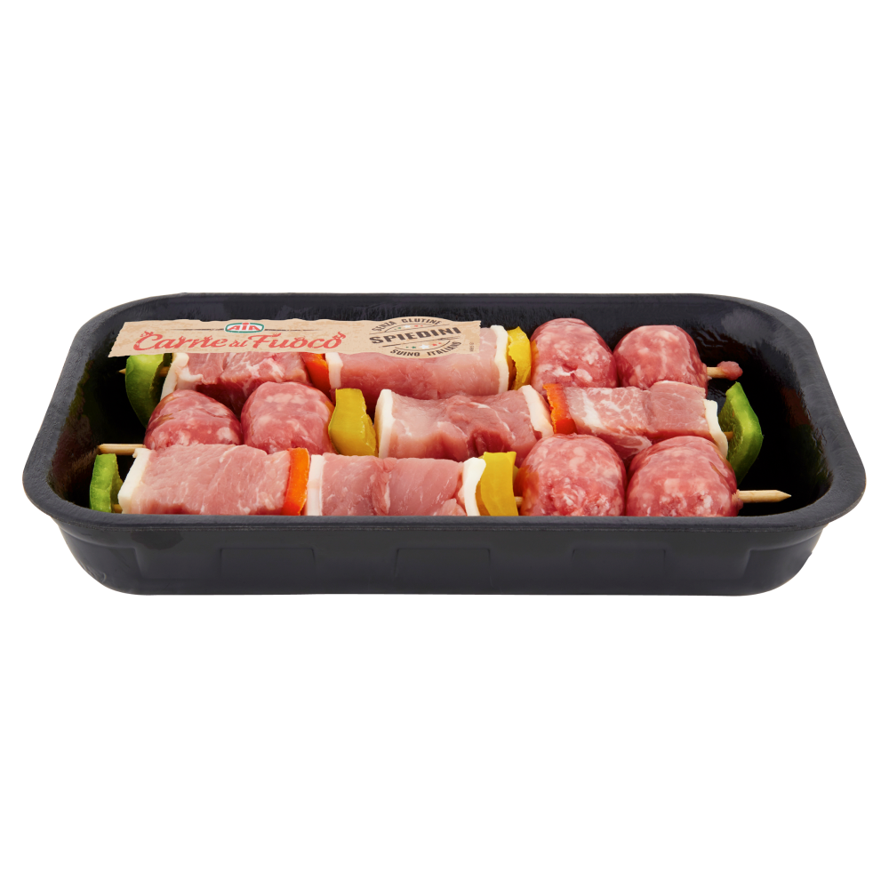 Aia Carne al Fuoco Spiedino Rustico di Suino 0,420 kg