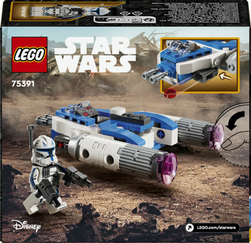 LEGO Star Wars 75391 Microfighter Y-wing di Captain Rex, Astronave Giocattolo da Collezione, Giochi Bambini 6+, Piccolo Regalo