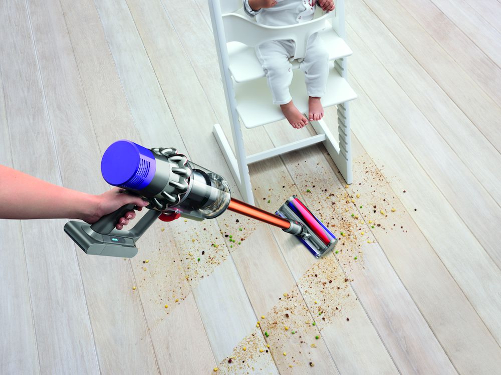 Dyson V10 Absolute Aspirapolvere a bastone 2 in 1 Batteria Secco Senza sacchetto 0,76 L Rame, Nichel