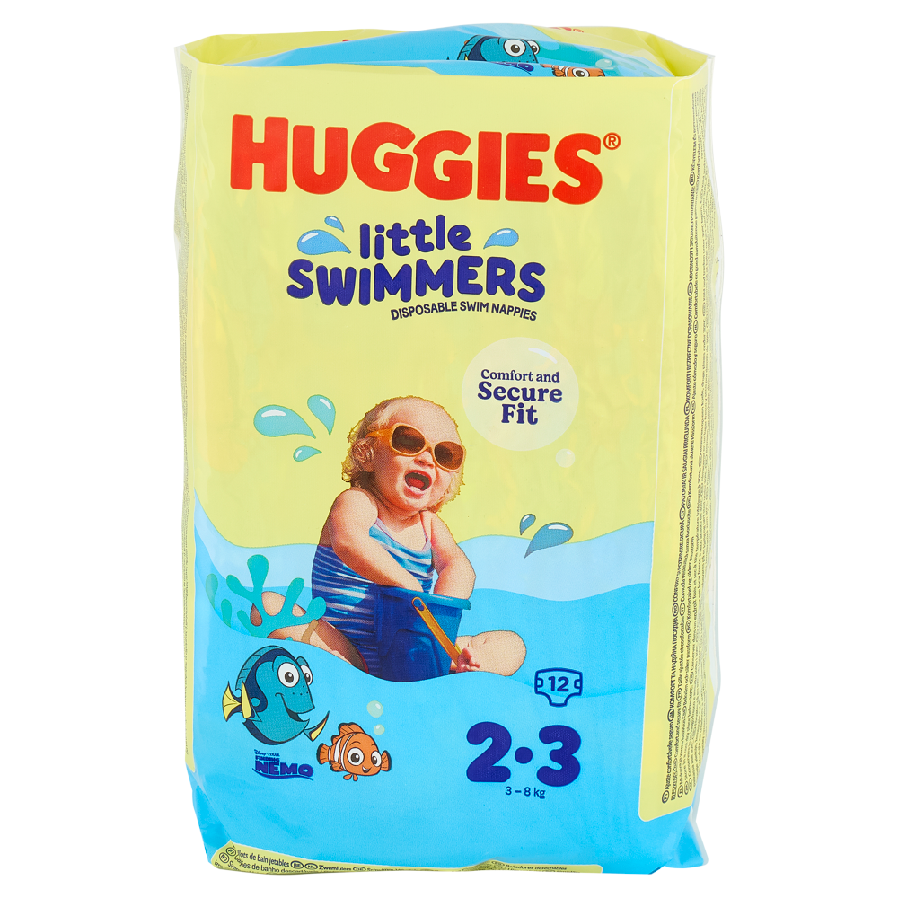Huggies little Swimmers Disposable Swim Pants 2-3 3-8 kg Nemo 12 pz