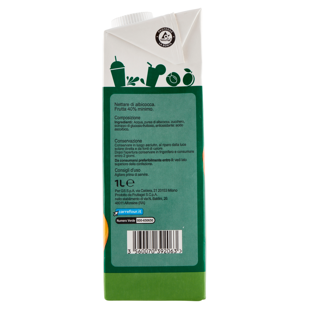 Carrefour Classic Nettare Albicocca 1L
