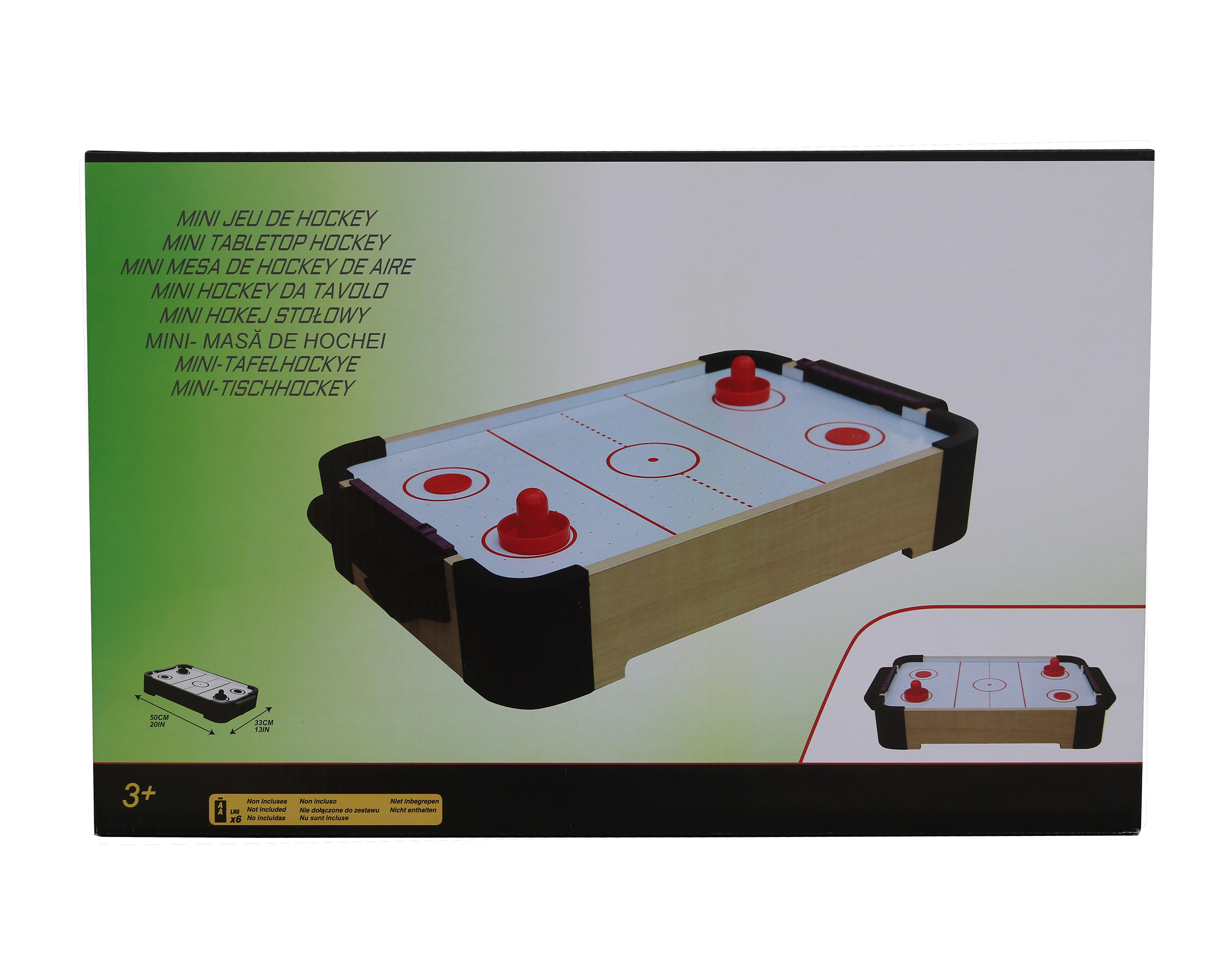 99262 tavolo da hockey Tavolo da air hockey Bambino Nero, Marrone