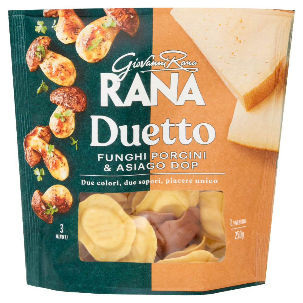 Giovanni Rana Duetto Funghi Porcini & Asiago DOP 250 g