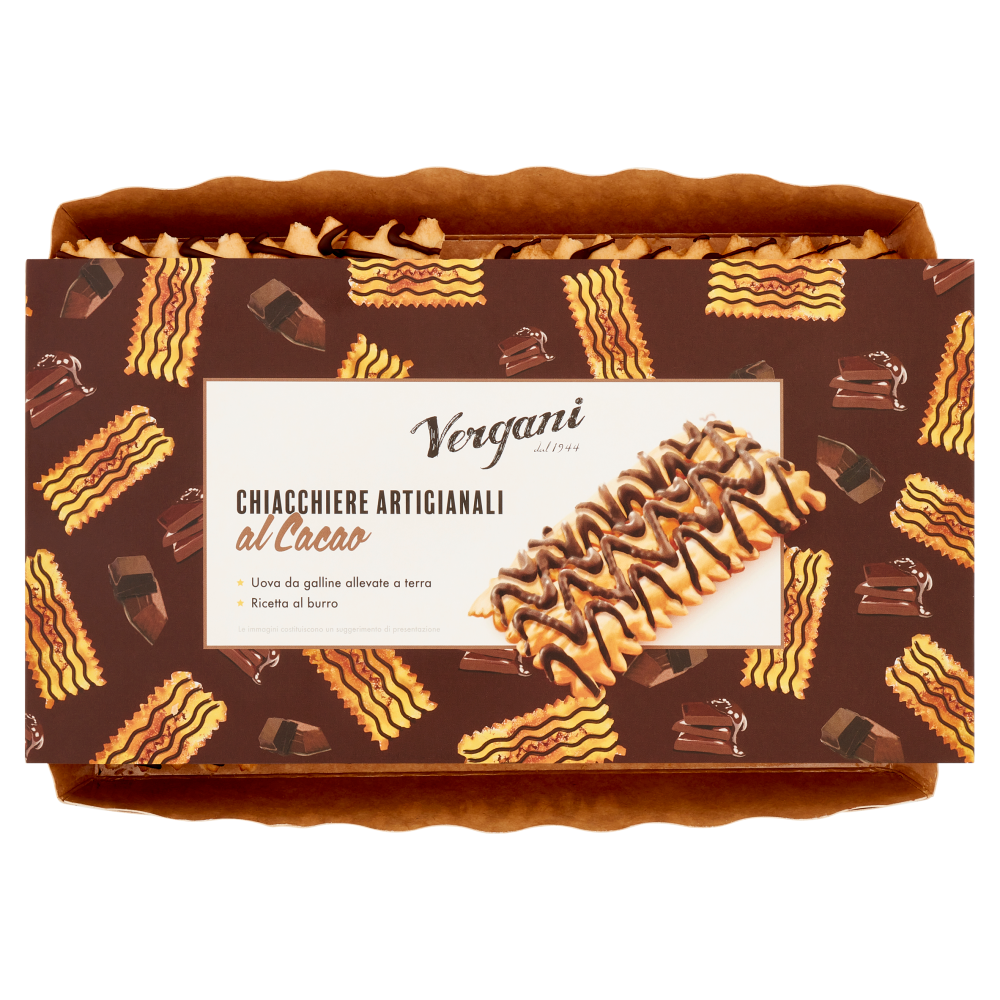 Vergani Chiacchiere Artigianali al Cacao 200 g