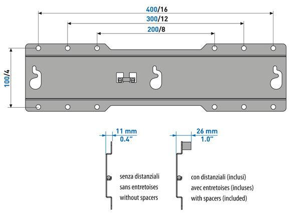 Meliconi CME ES400 139,7 cm (55") Nero