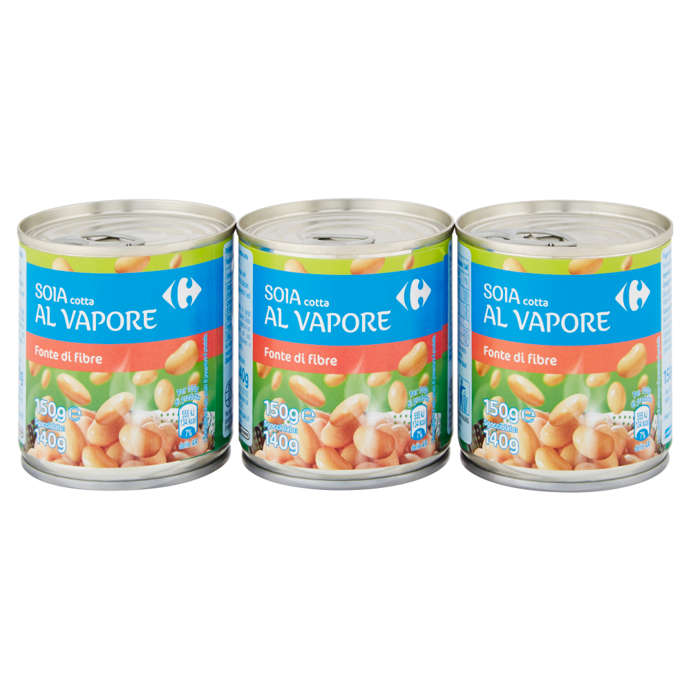 Carrefour Soia cotta al Vapore 3 x 150 g