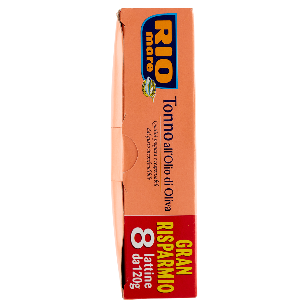Rio mare Tonno all'Olio di Oliva 8 x 120 g Carrefour