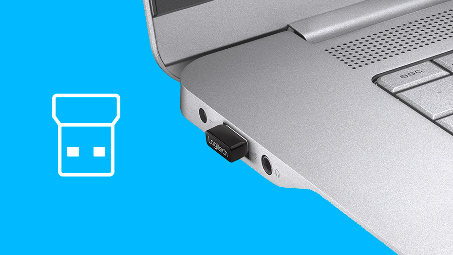 Logitech 910-002731 mouse Ufficio Ambidestro RF Wireless Ottico 1000 DPI