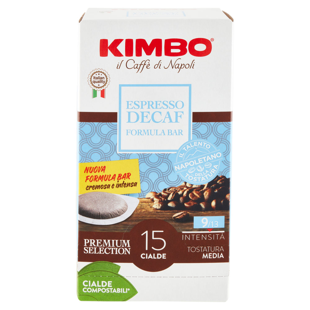 Kimbo Espresso Decaf Formula Bar 15 Cialde Compostabili* 109.5 g