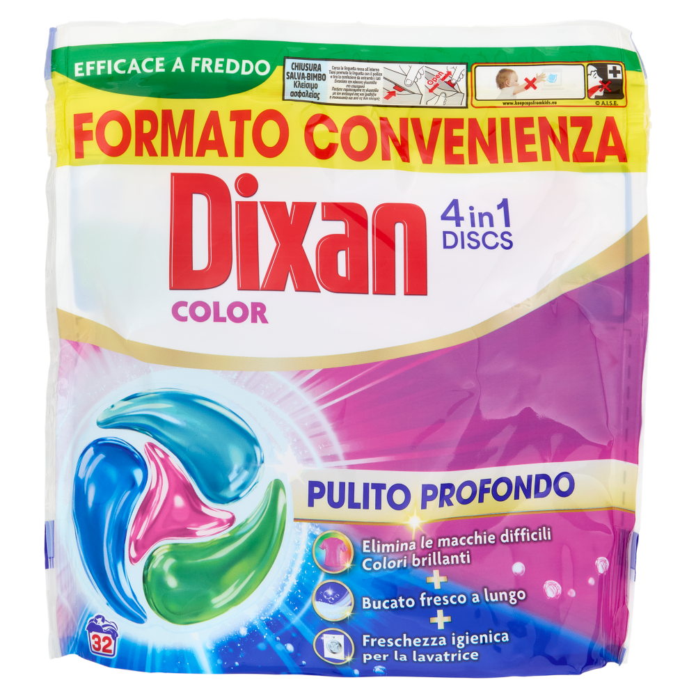 DIXAN Discs Color 32pz (528g)